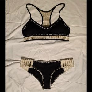 Black and White Knit Victoria’s Secret Bikini